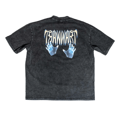 WASHROOMARTIST WRAT T-SHIRT WASHED BLACK