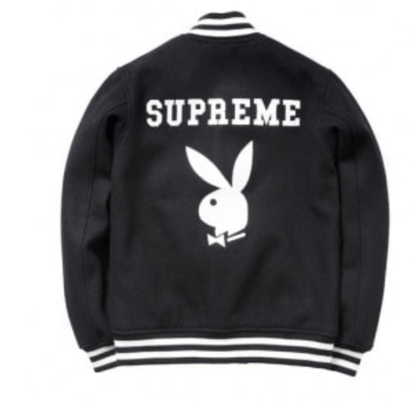 SUPREME X PLAYBOY VARSITY JACKET
