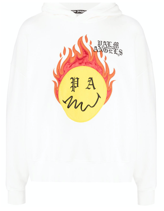 PALM ANGELS WHITE HOODIE