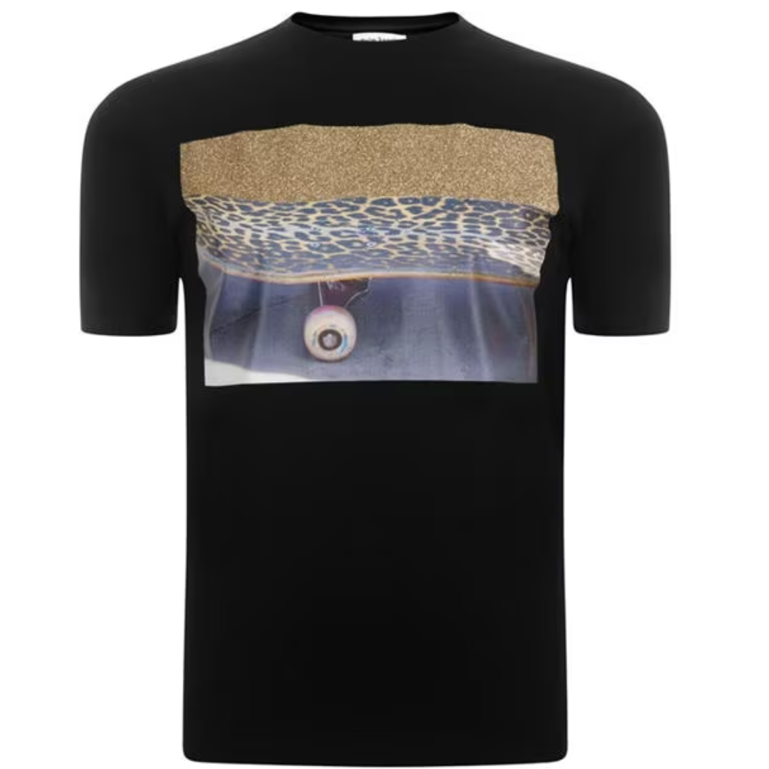 Palm Angels Black Skateboard T-Shirt