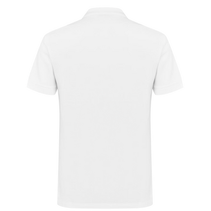 Burberry White Eddie Logo Polo