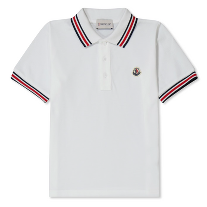 Kids Moncler Logo Polo Shirt Set