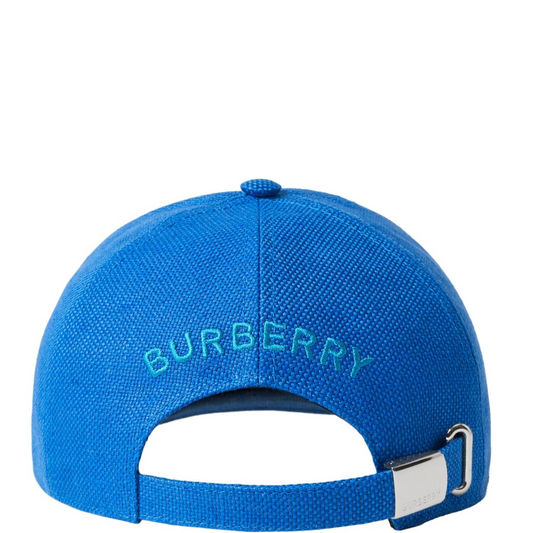 Burberry Linen Patch Logo Cap