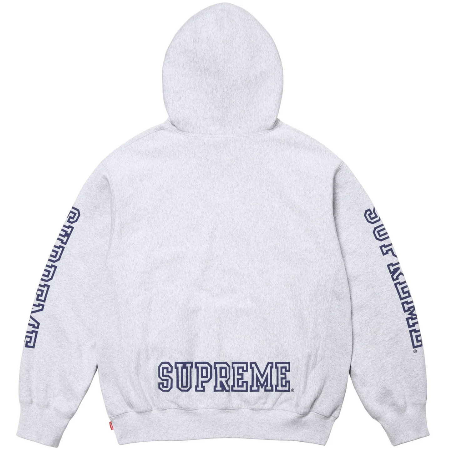 Supreme Grey Logo Hoodie