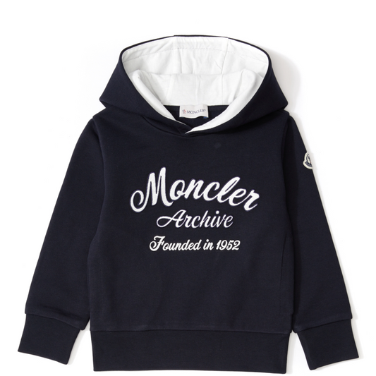 Kids Moncler Navy Hoodie