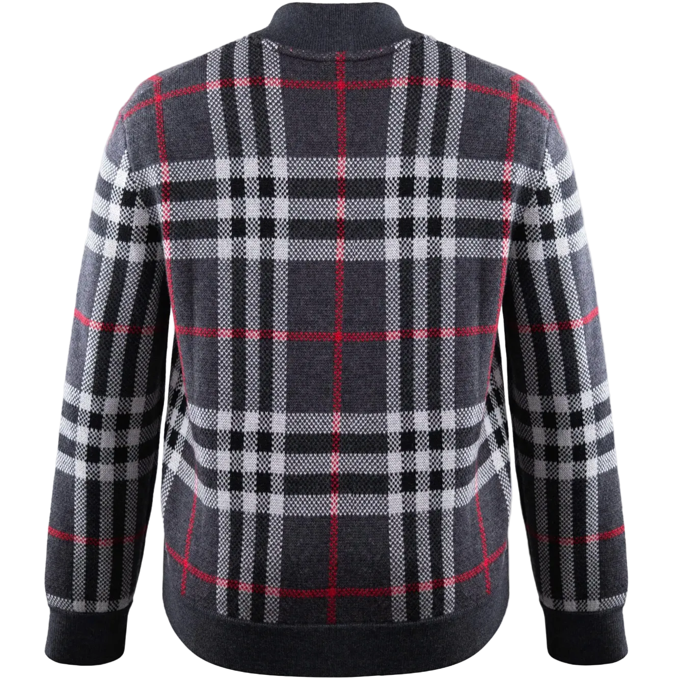 Burberry Morland Dark Charcoal Knit Bomber
