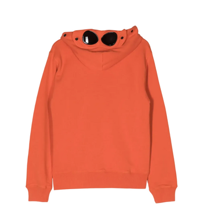 Kids CP Company Orange Goggle Hoodie
