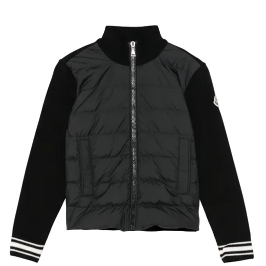 Kids Moncler Padded Wool Jacket