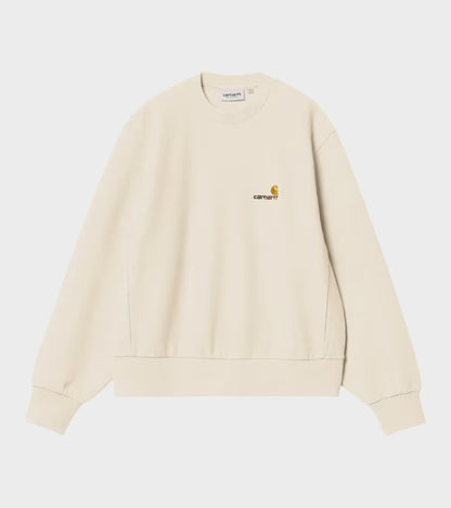 W American Script Sweatshirt Natural