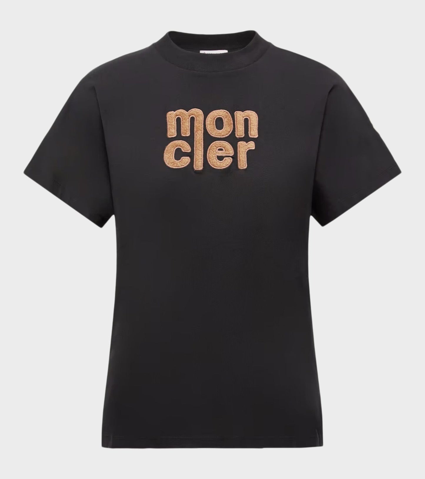 Teddy Logo Cotton T-shirt Black/Brown