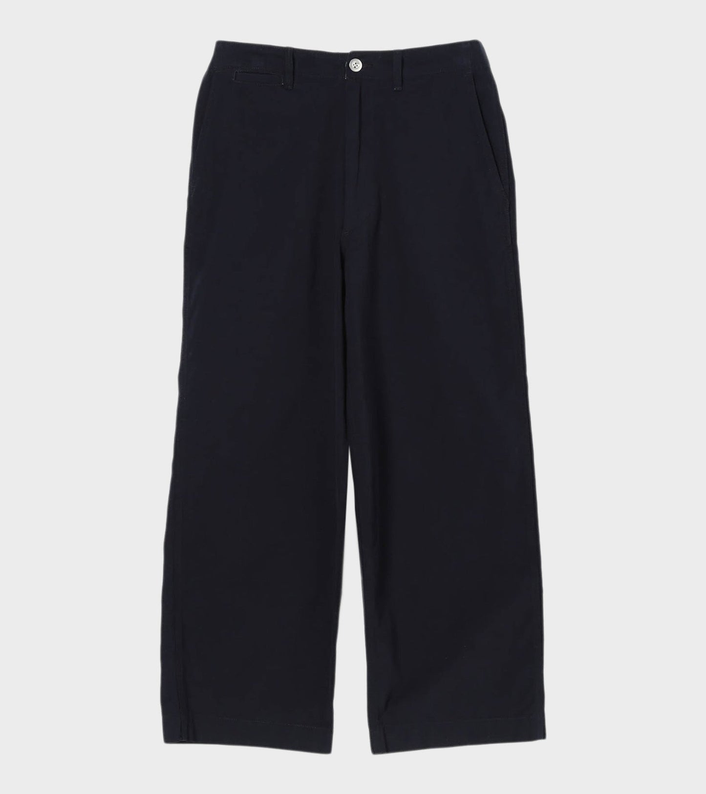 Wide Chino Pants Navy