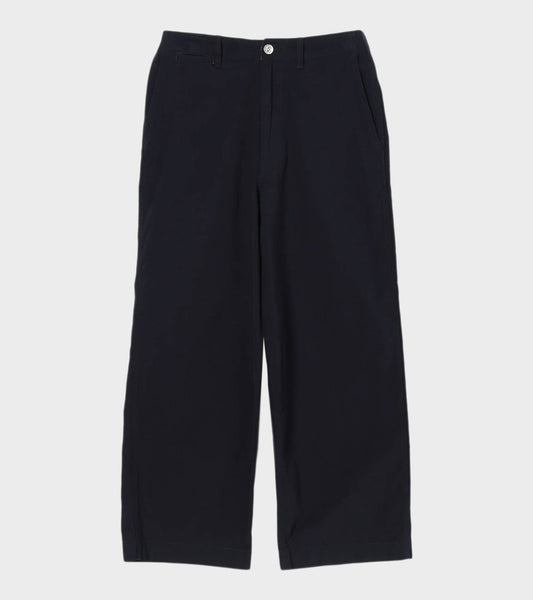 Wide Chino Pants Navy