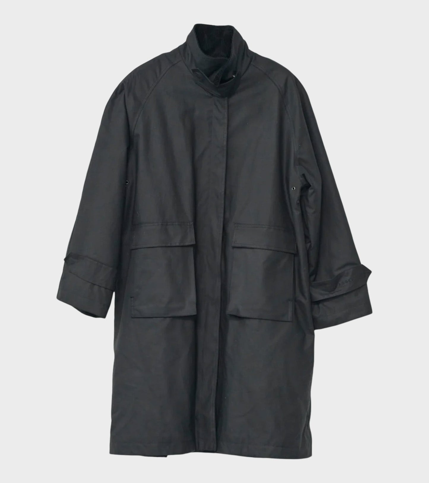 Oilskin Coat Black