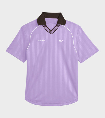 WB Football Tee Light Purple/Dark Brown