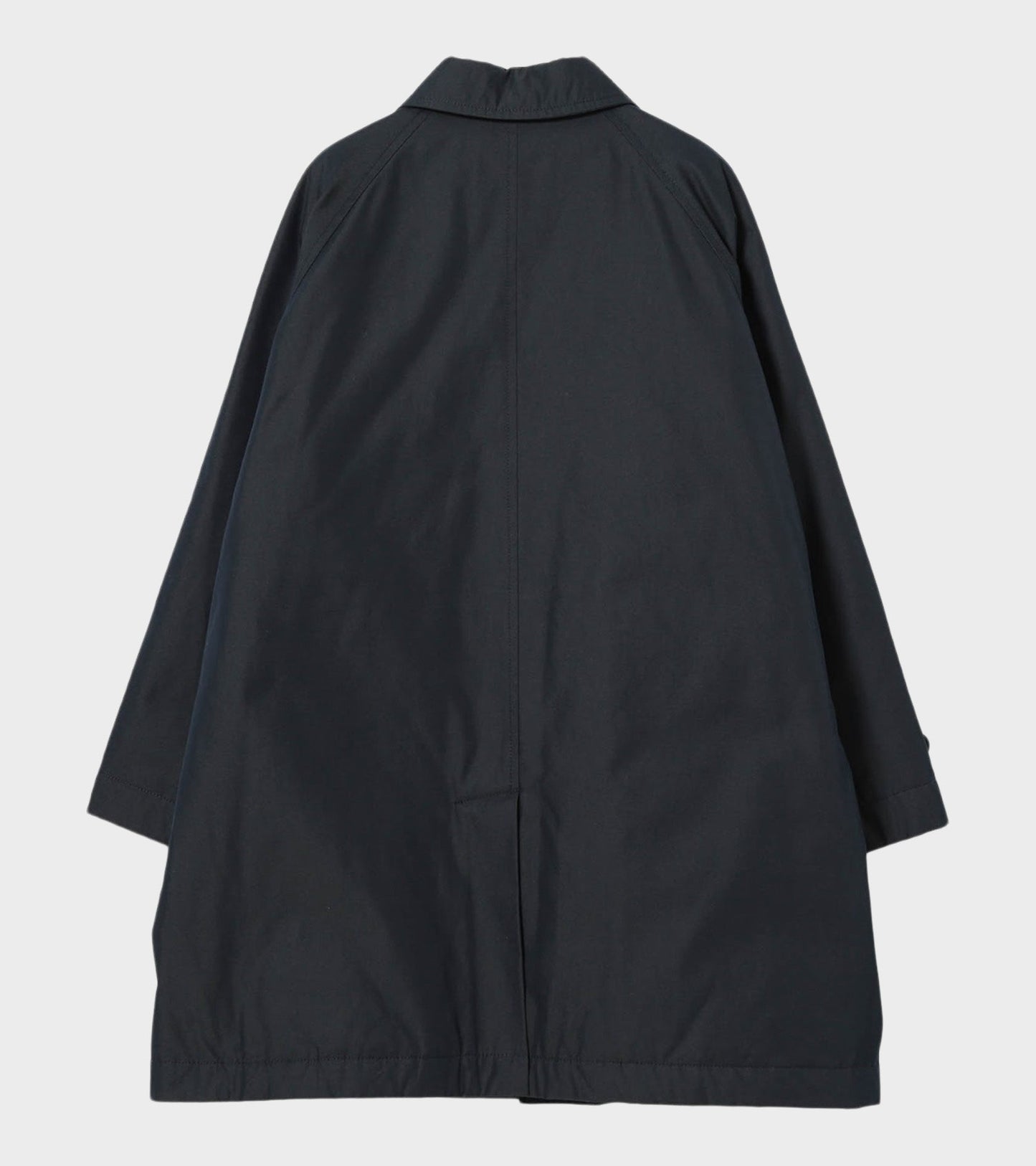 Cotton Blend Coat Dark Navy