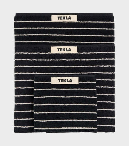 Hand Towel 50x90 Black Stripes