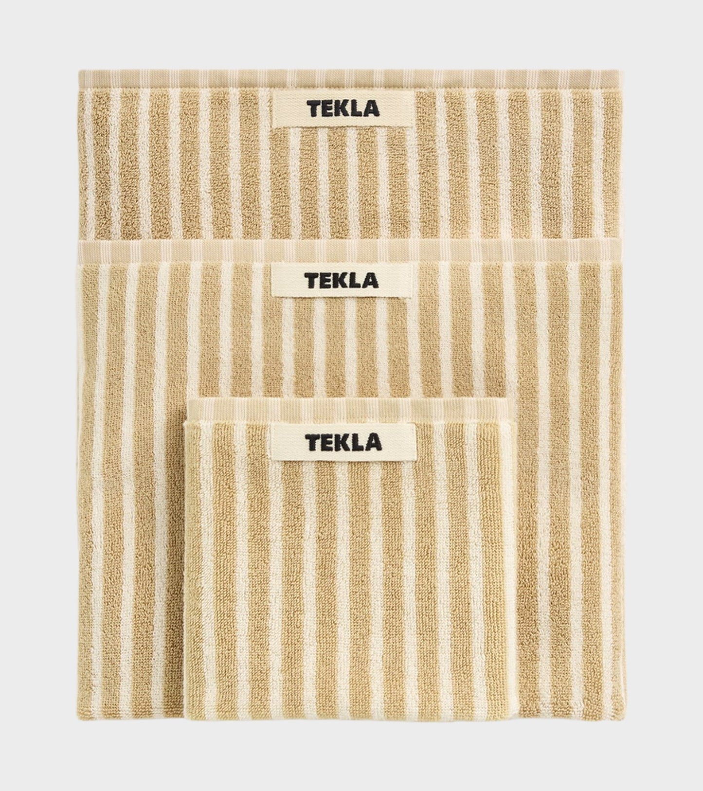 Bath Towel 70x140 Ivory Stripes