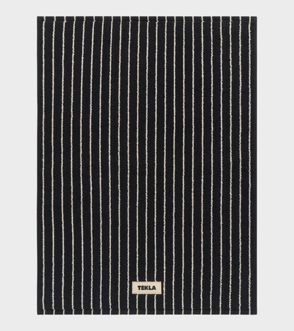 Bath Mat 50x70 Black Stripes