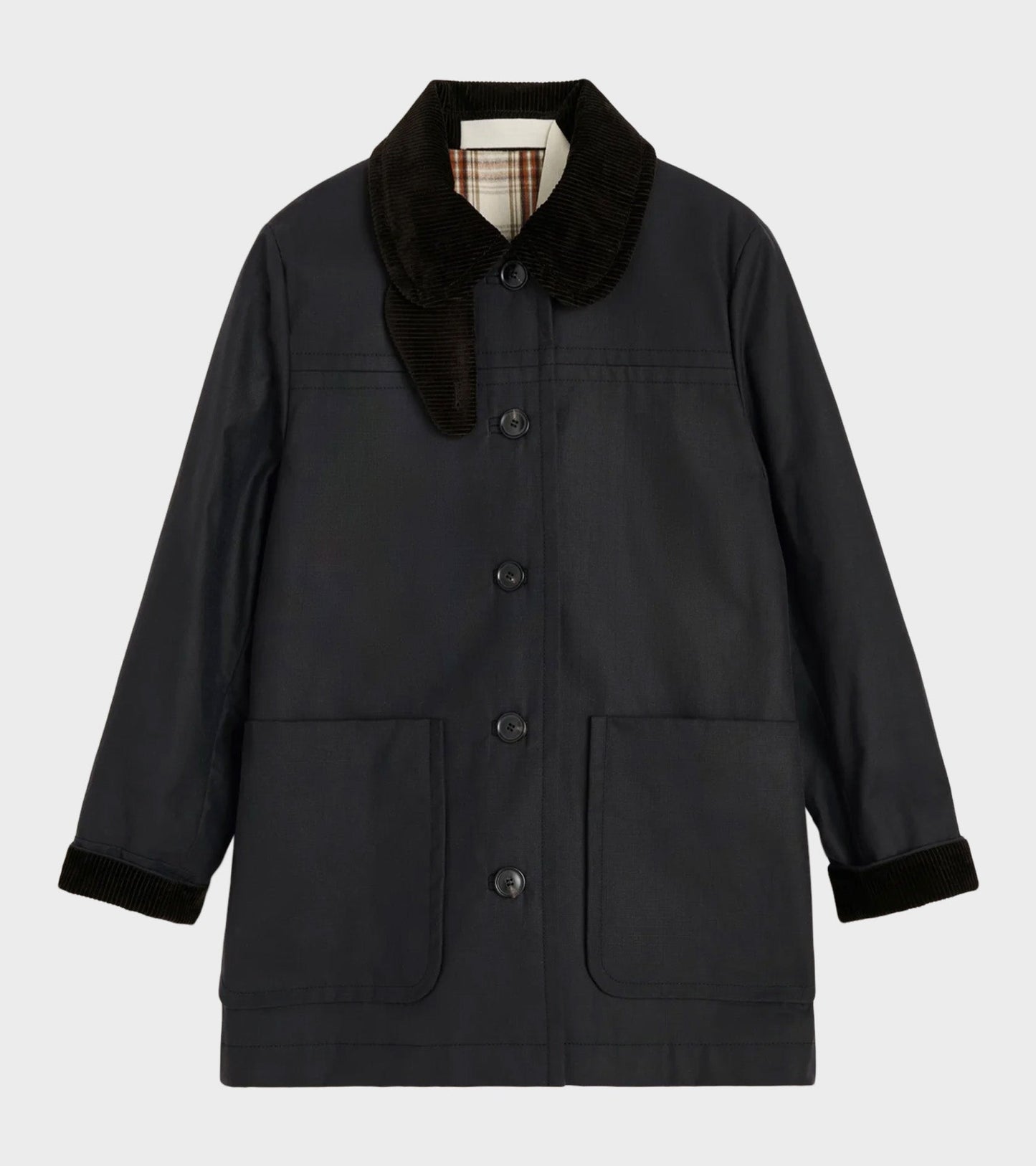 Jamie Jacket Ripstop Oilskin Antracite