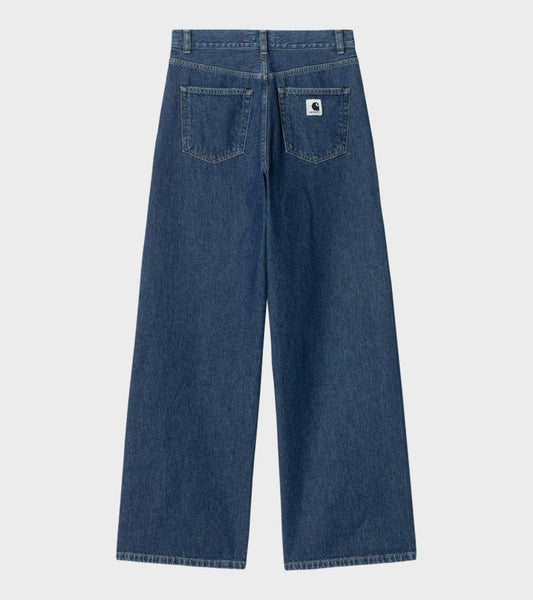 W Jane Pant Stone Washed Blue