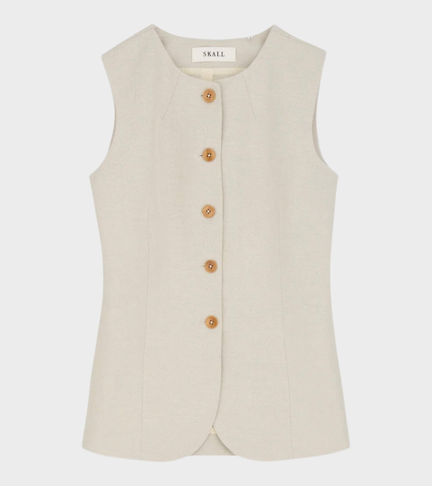 Clementine Waistcoat Natural