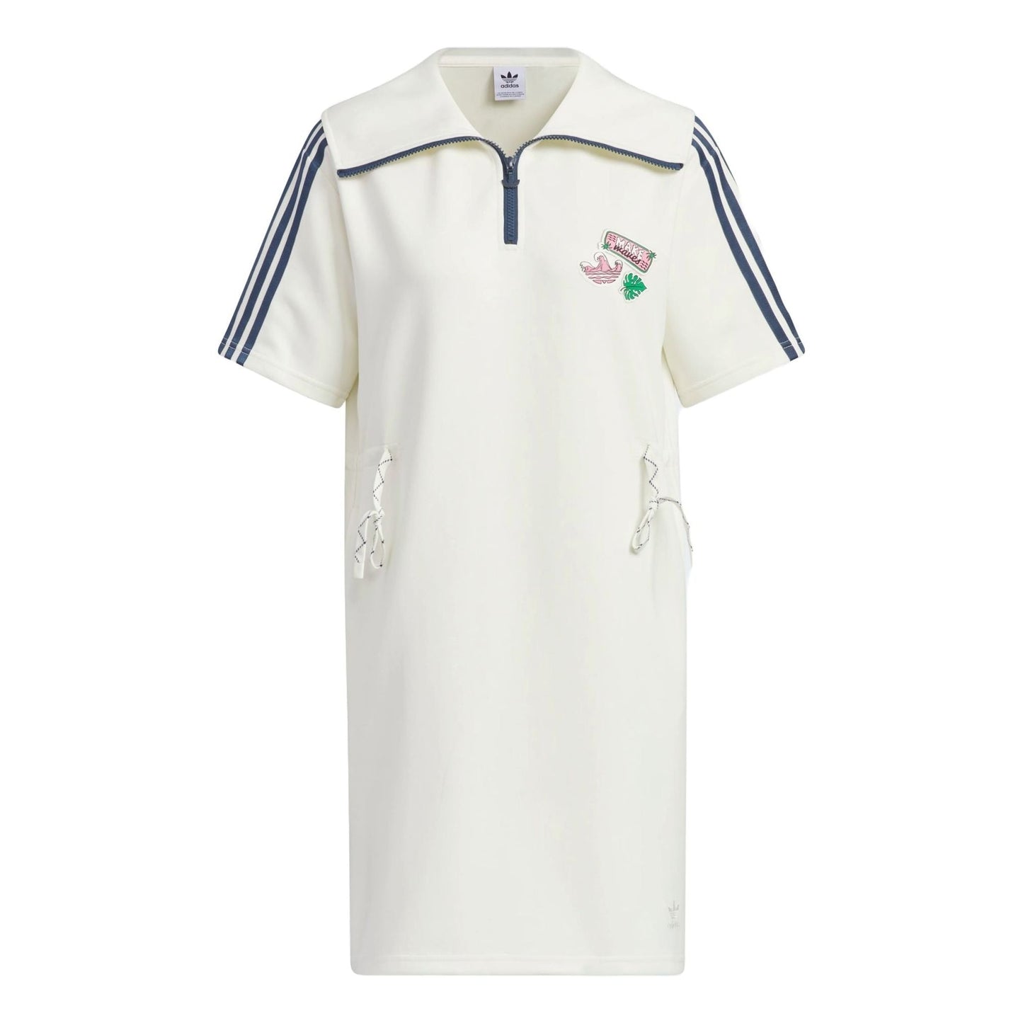 (WMNS) adidas Summer Holiday Graphic Play Knit Dress Asia Sizing 'Off White' IW6304