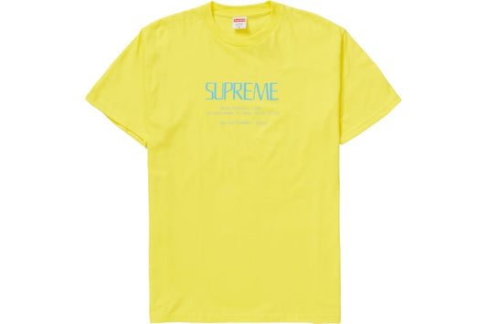 SUPREME ANNO DOMINI TEE YELLOW