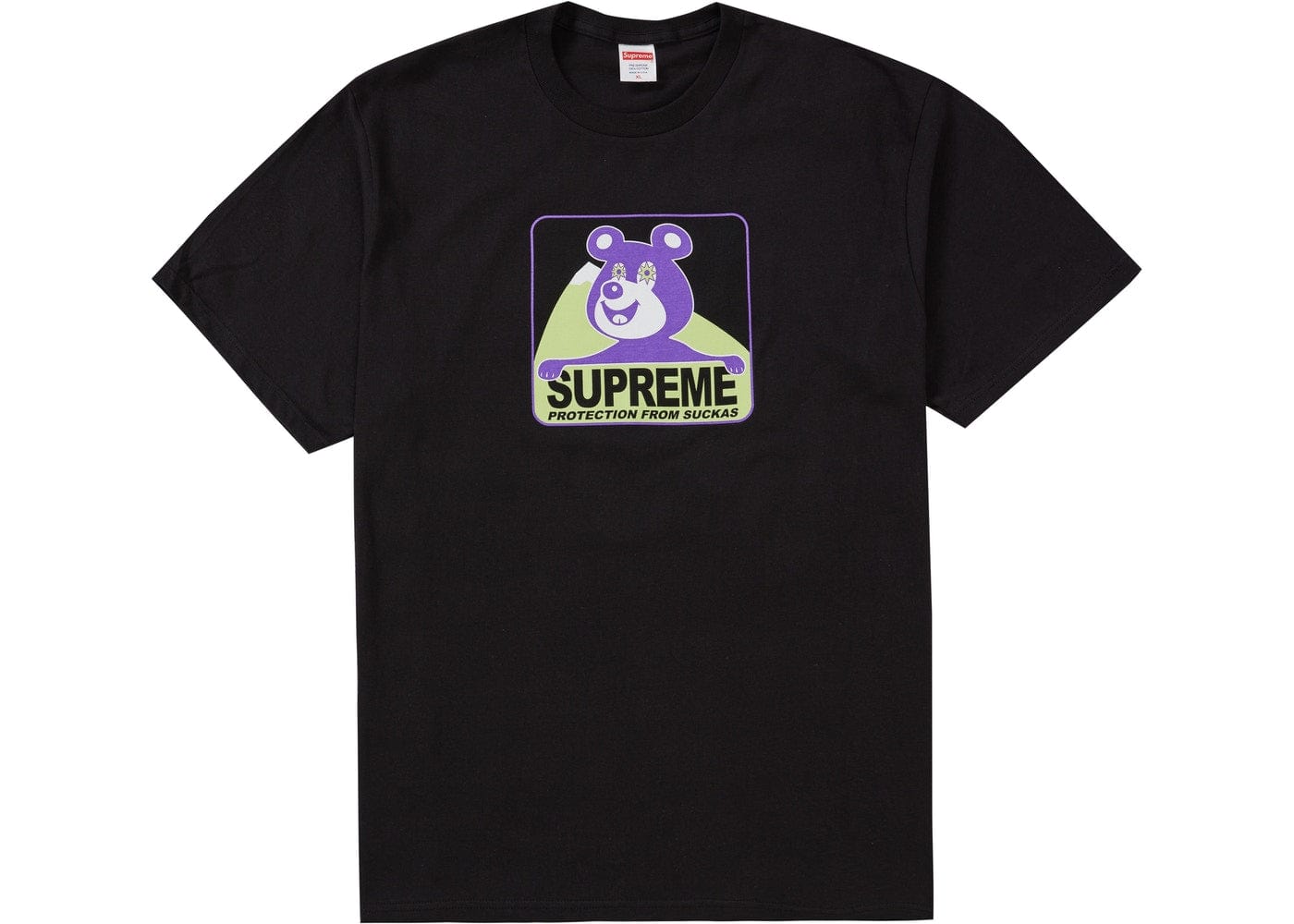 SUPREME BEAR TEE BLACK