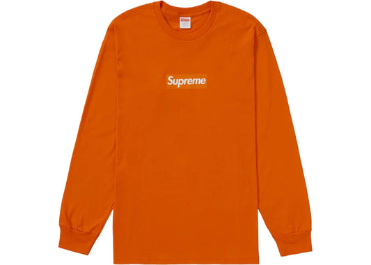 SUPREME BOX LOGO LONG SLEEVE ORANGE