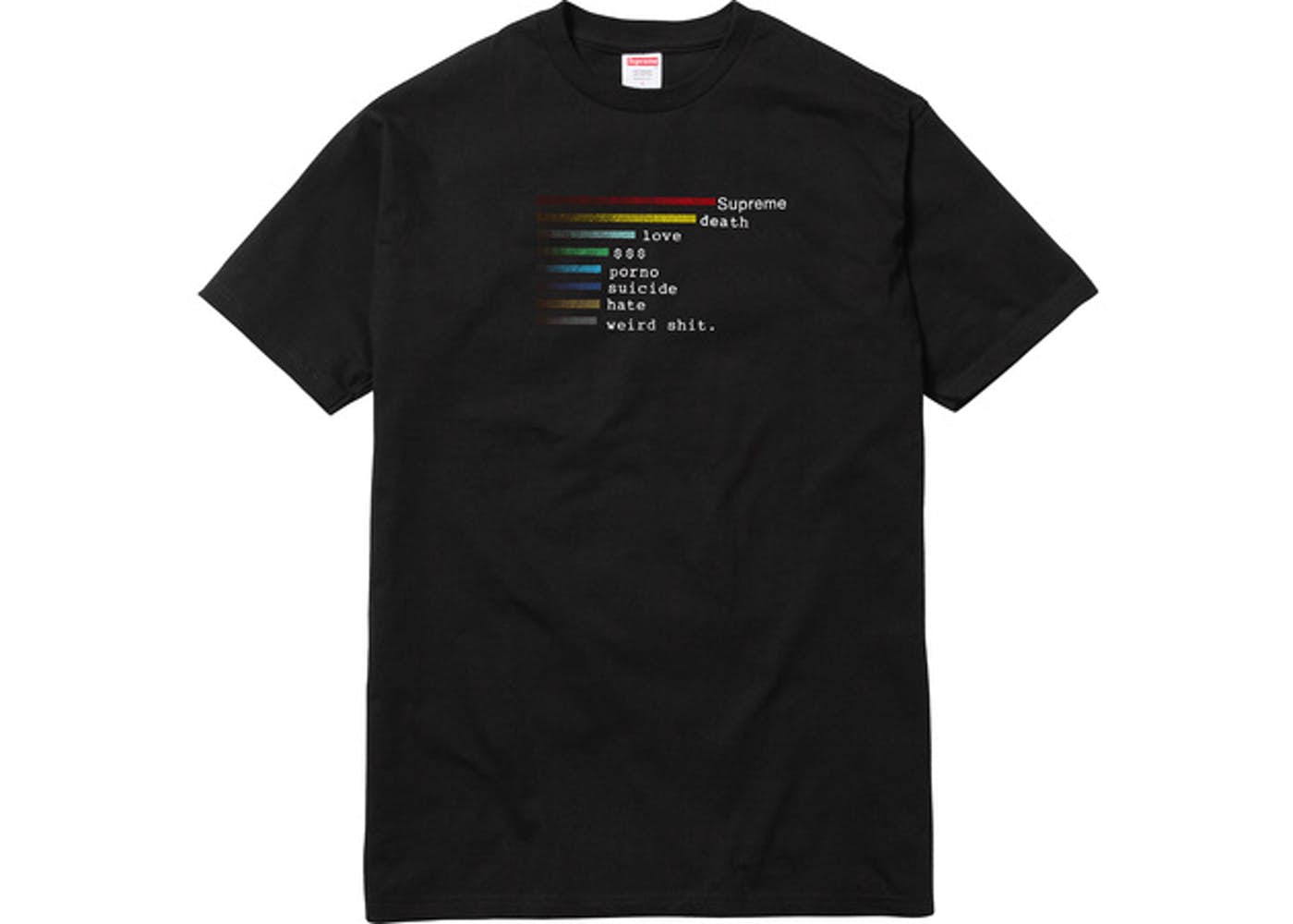 SUPREME CHART TEE
