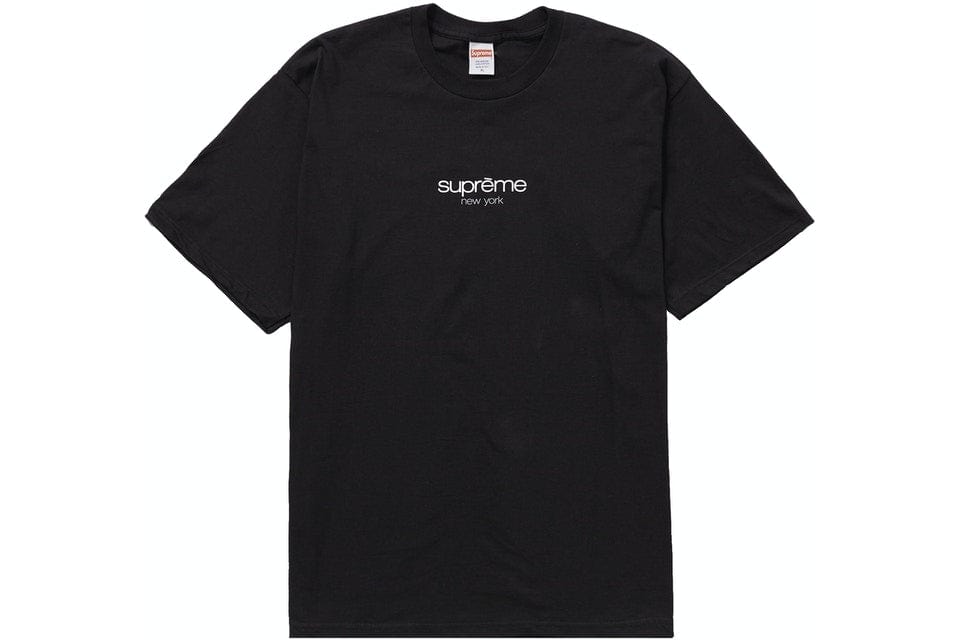 SUPREME CLASSIC LOGO TEE BLACK