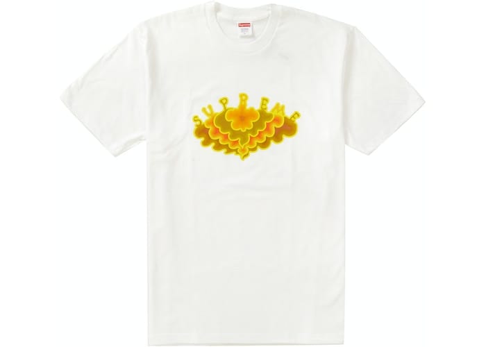 SUPREME CLOUD TEE WHITE