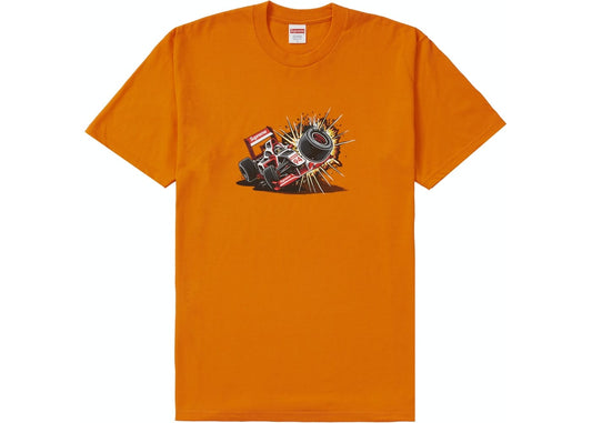 SUPREME CRASH TEE ORANGE