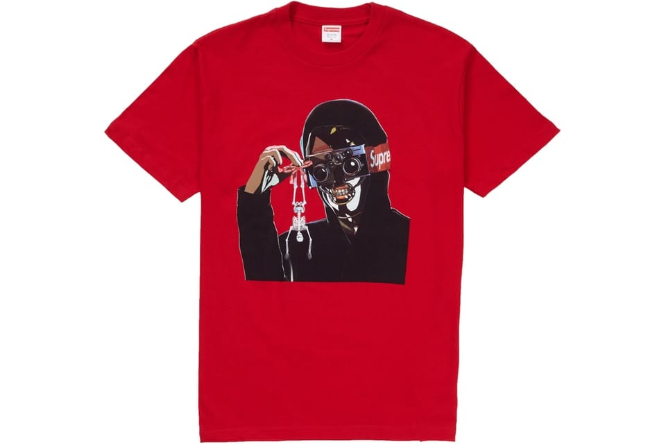 SUPREME CREEPER TEE RED