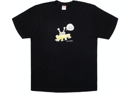 SUPREME DANIEL JOHNSTON FROG TEE BLACK