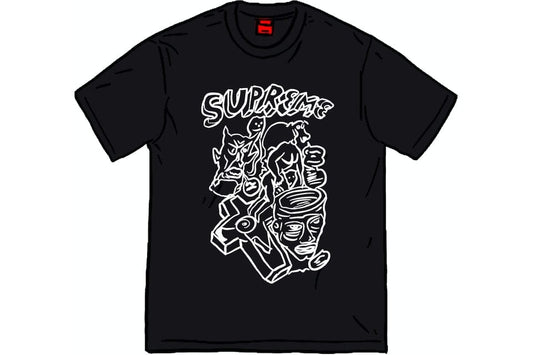 SUPREME DANIEL JOHNSTON TEE BLACK