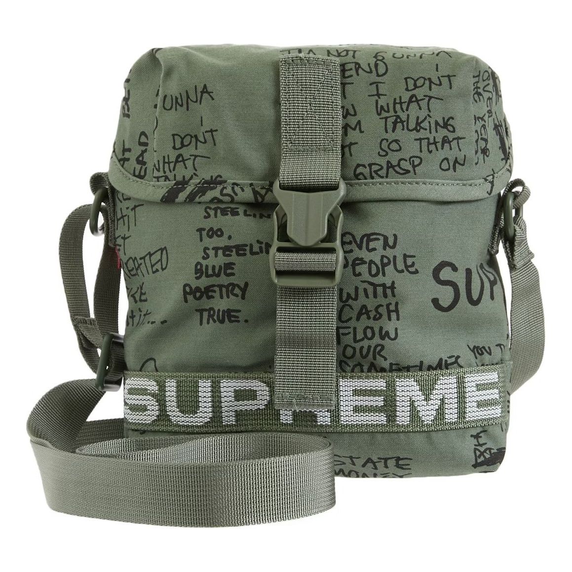 Supreme Field Side Bag SS23 'Olive Gonz' SUP-SS23-1103