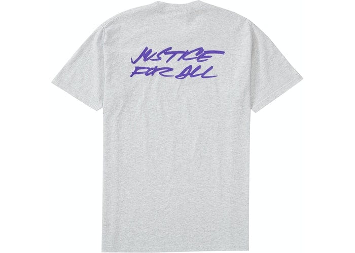 SUPREME FUTURA LOGO TEE GREY/PURPLE