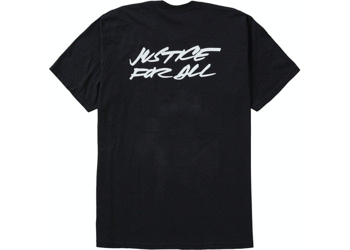 SUPREME FUTURA LOGO TEE BLACK