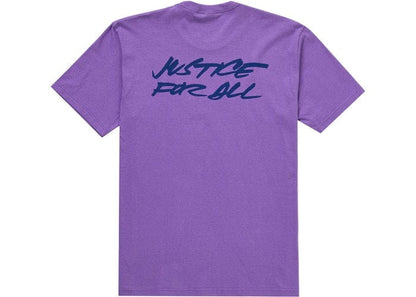 SUPREME FUTURA LOGO TEE PURPLE