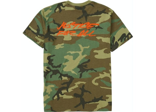 SUPREME FUTURA LOGO TEE WOODLAND CAMO