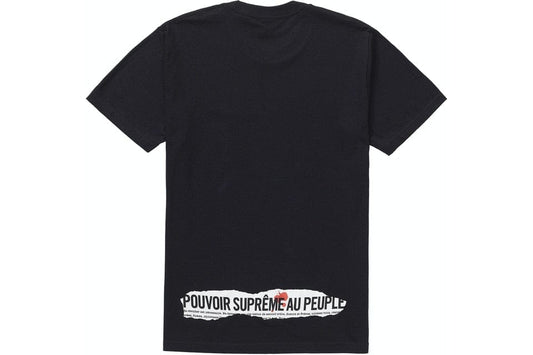 SUPREME HEADLINE TEE BLACK