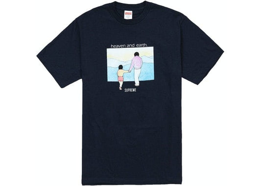 SUPREME HEAVEN AND EARTH TEE NAVY