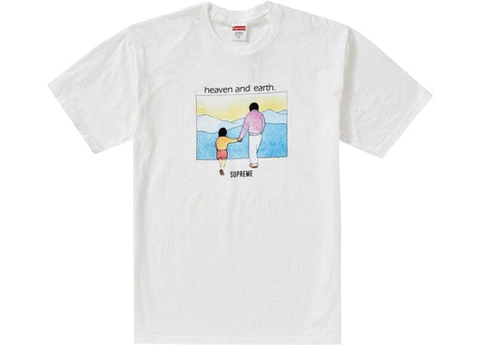 SUPREME HEAVEN AND EARTH TEE WHITE