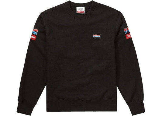 SUPREME HONDA CREWNECK BLACK