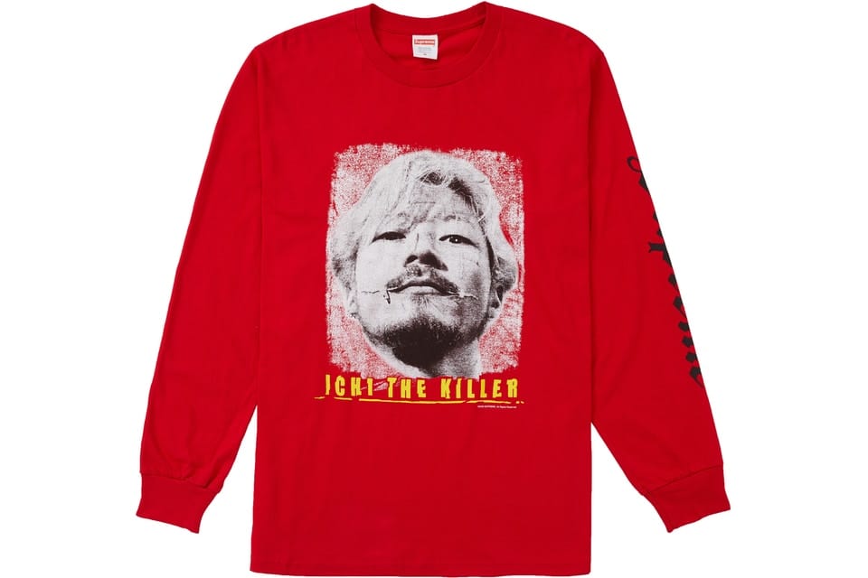 SUPREME ICHI THE KILLER LONG SLEEVE RED