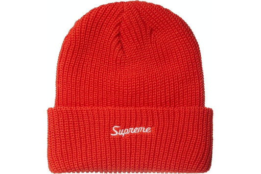 SUPREME LOOSE GAUGE BEANIE RED