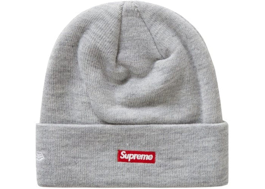 SUPREME NEW ERA S LOGO BEANIE FW20 GREY