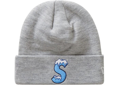 SUPREME NEW ERA S LOGO BEANIE FW20 GREY
