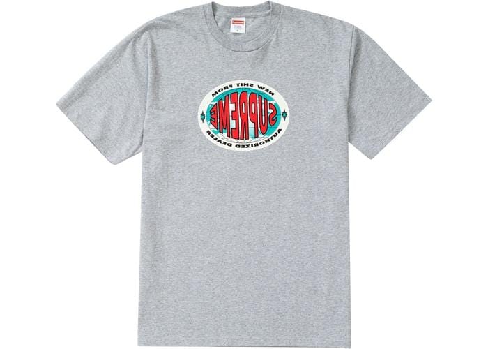 SUPREME NEW SHIT TEE HEATHER GREY
